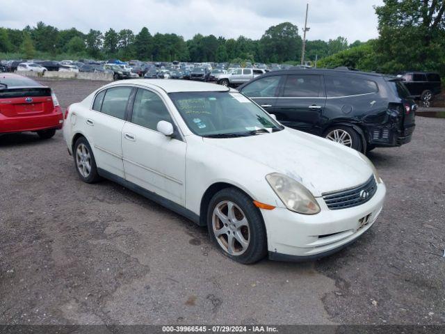  Salvage INFINITI G35x