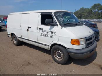  Salvage Dodge Ram Van 1500