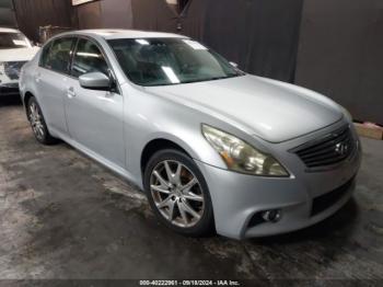  Salvage INFINITI G37x