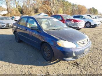  Salvage Toyota Corolla