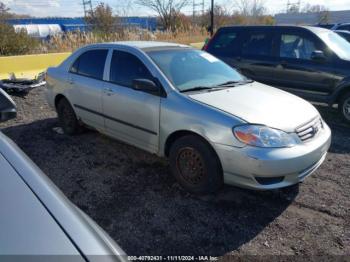  Salvage Toyota Corolla