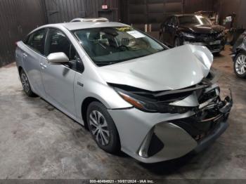  Salvage Toyota Prius Prime