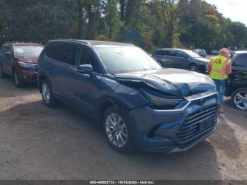  Salvage Toyota Grand Highlander