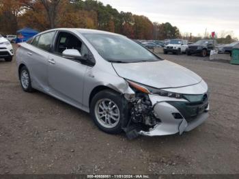  Salvage Toyota Prius Prime