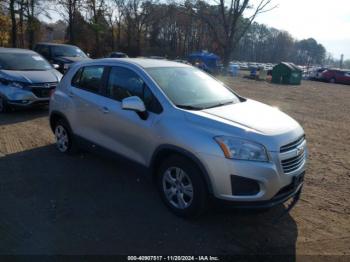  Salvage Chevrolet Trax