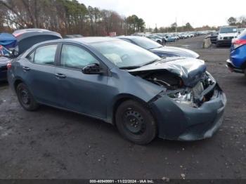  Salvage Toyota Corolla