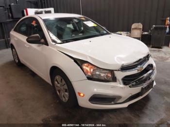  Salvage Chevrolet Cruze