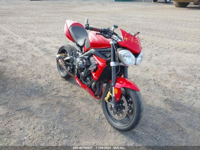  Salvage Triumph Motorcycle Street Triple