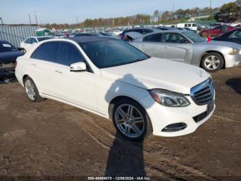  Salvage Mercedes-Benz E-Class