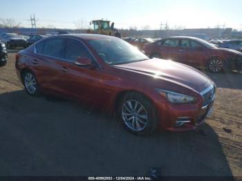  Salvage INFINITI Q50 Hybrid