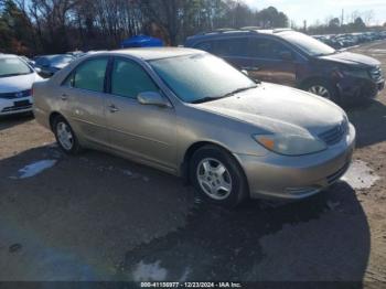  Salvage Toyota Camry