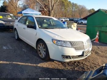  Salvage Lincoln MKZ