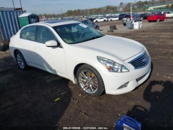  Salvage INFINITI G37x