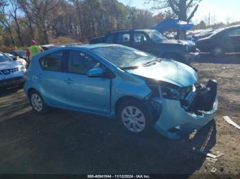  Salvage Toyota Prius c