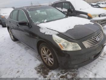  Salvage INFINITI G37x