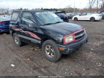  Salvage Chevrolet Tracker