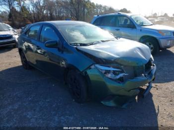  Salvage Toyota Corolla