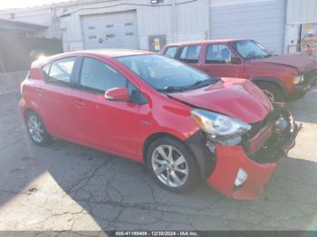  Salvage Toyota Prius c