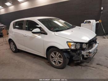  Salvage Chevrolet Sonic