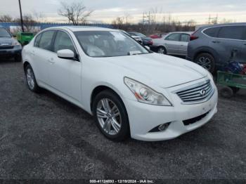  Salvage INFINITI G37x