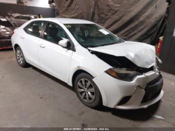  Salvage Toyota Corolla