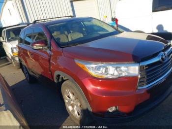  Salvage Toyota Highlander