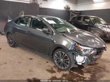  Salvage Toyota Corolla