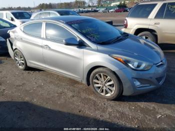  Salvage Hyundai ELANTRA