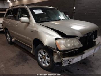  Salvage Toyota Highlander