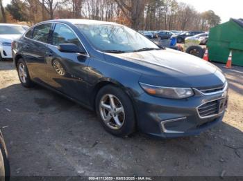  Salvage Chevrolet Malibu