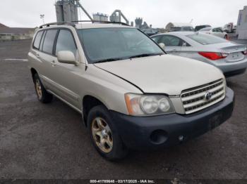  Salvage Toyota Highlander