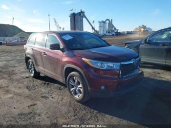  Salvage Toyota Highlander