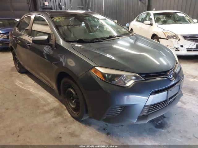  Salvage Toyota Corolla