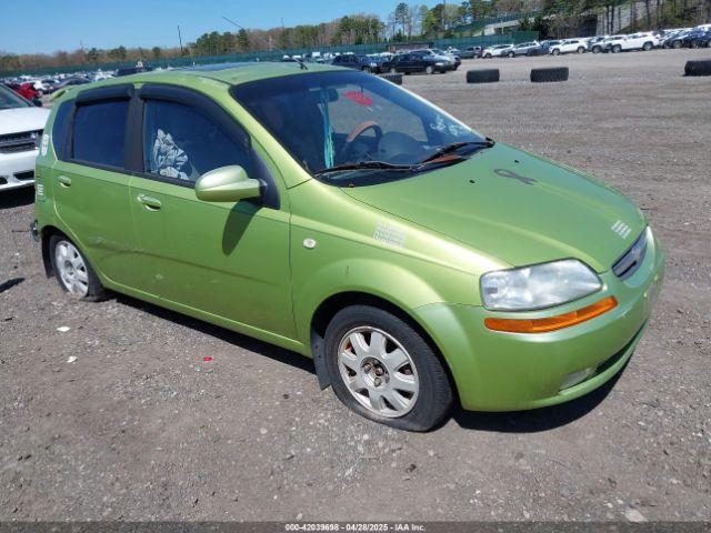  Salvage Chevrolet Aveo