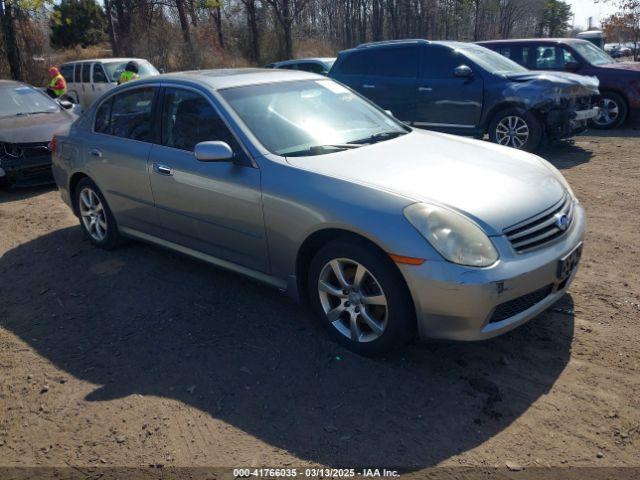  Salvage INFINITI G35x
