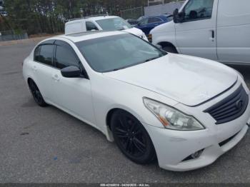  Salvage INFINITI G37x