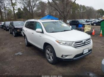  Salvage Toyota Highlander