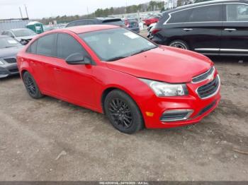  Salvage Chevrolet Cruze