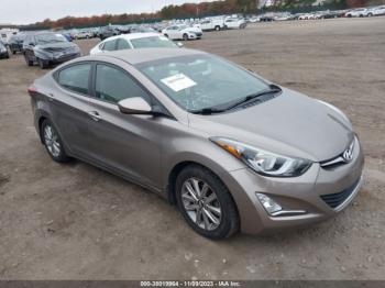  Salvage Hyundai ELANTRA