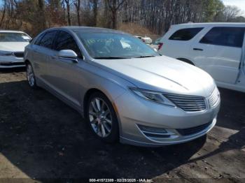  Salvage Lincoln MKZ