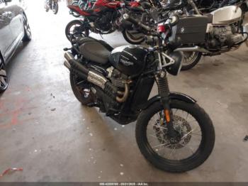  Salvage Triumph Motorcycle Scrambler