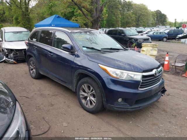  Salvage Toyota Highlander