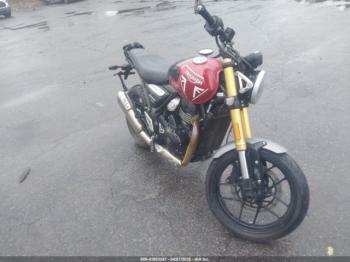  Salvage Triumph Motorcycle Speed