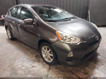  Salvage Toyota Prius c