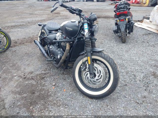 Salvage Triumph Motorcycle Bonneville