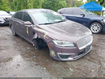  Salvage Lincoln MKZ Hybrid