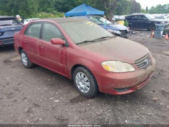  Salvage Toyota Corolla