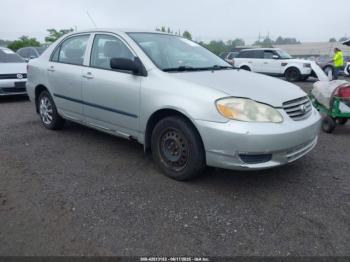  Salvage Toyota Corolla