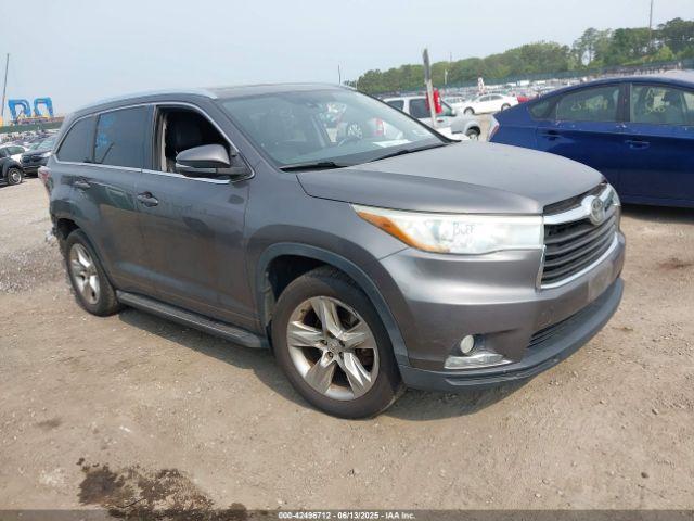  Salvage Toyota Highlander