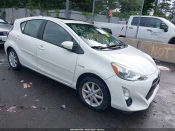  Salvage Toyota Prius c
